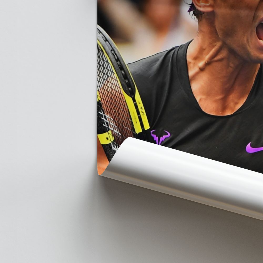 Poster Rafael Nadal Violet