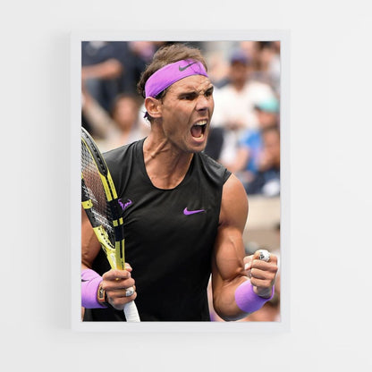 Poster Rafael Nadal Violet