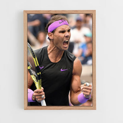 Poster Rafael Nadal Violet