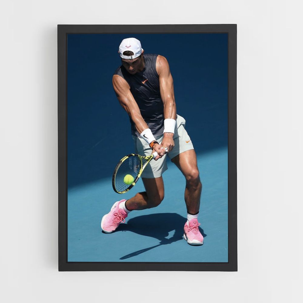 Poster Rafael Nadal Bleu