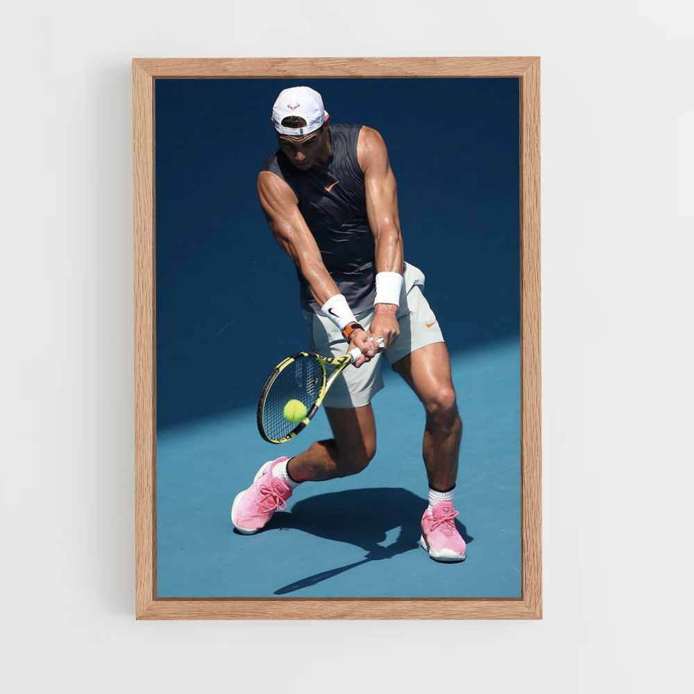 Poster Rafael Nadal Bleu