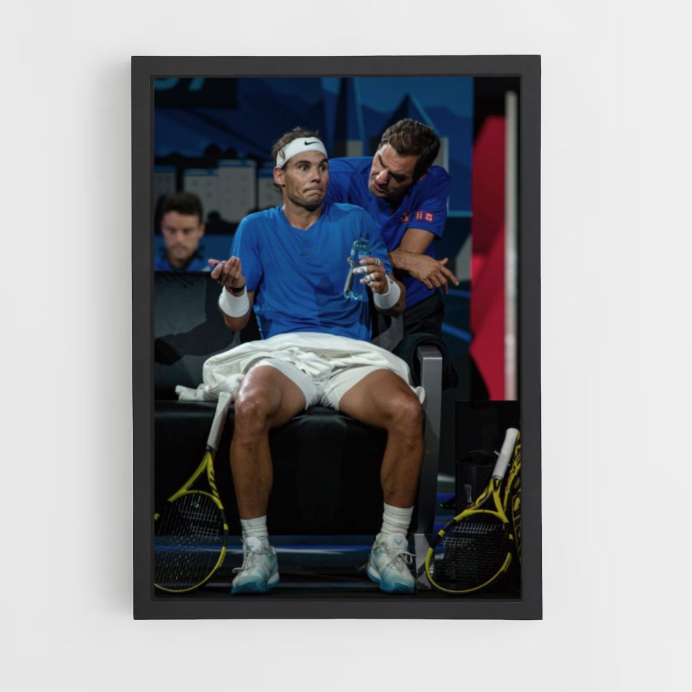 Poster Nadal Raquette