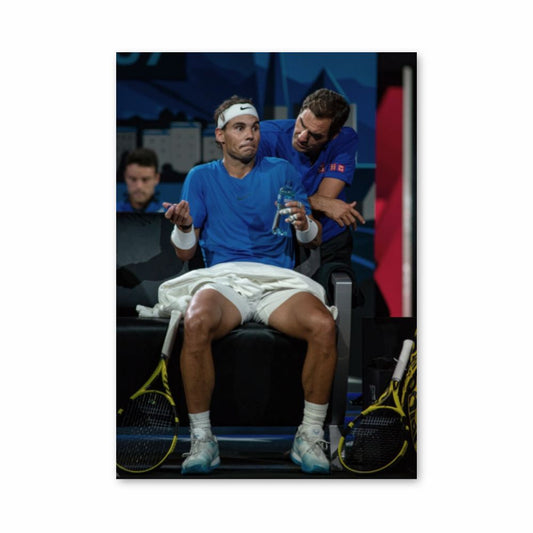 Poster Nadal Raquette