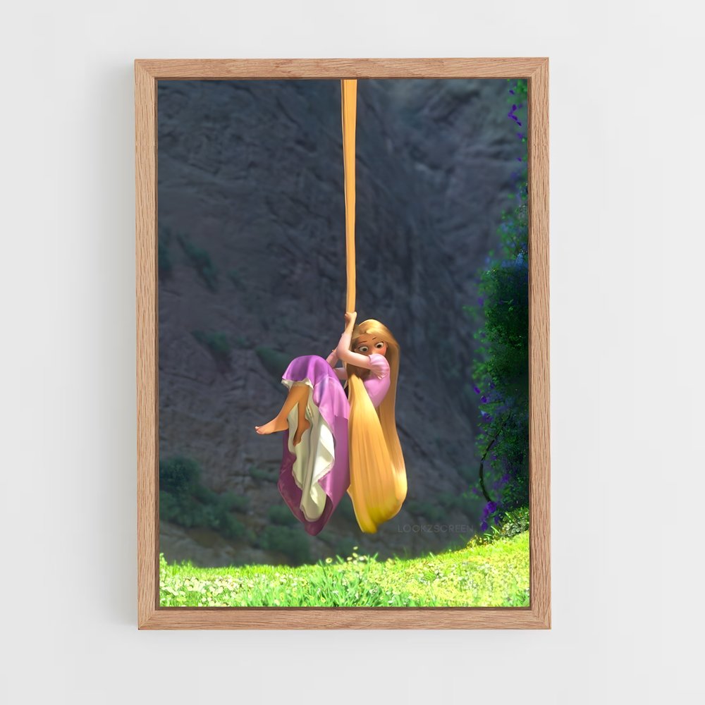 rapunzel-10 cadre Bois clair