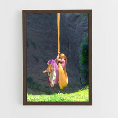 rapunzel-10 cadre Bois foncé