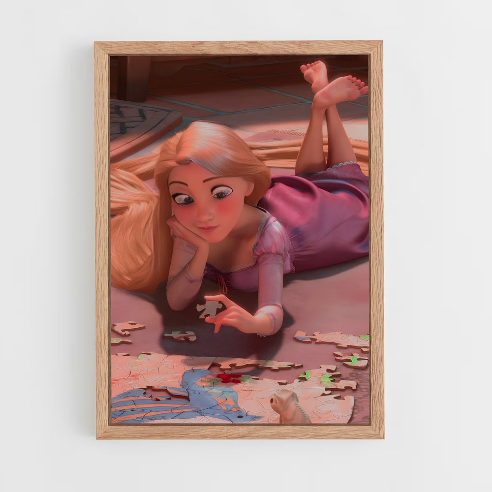 rapunzel-11 cadre Bois clair