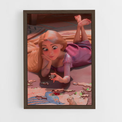 rapunzel-11 cadre Bois foncé