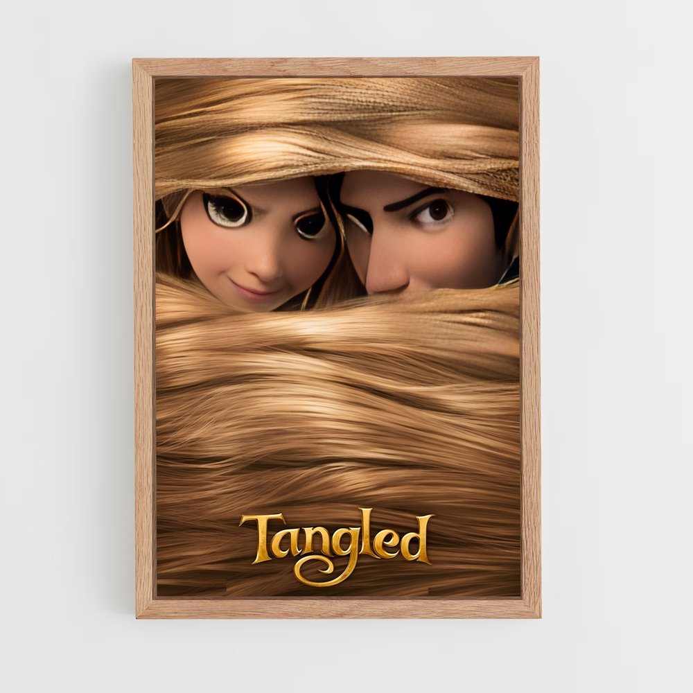 rapunzel-17 cadre Bois clair