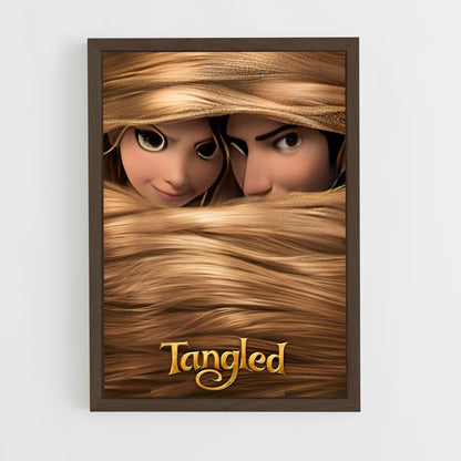 rapunzel-17 cadre Bois foncé