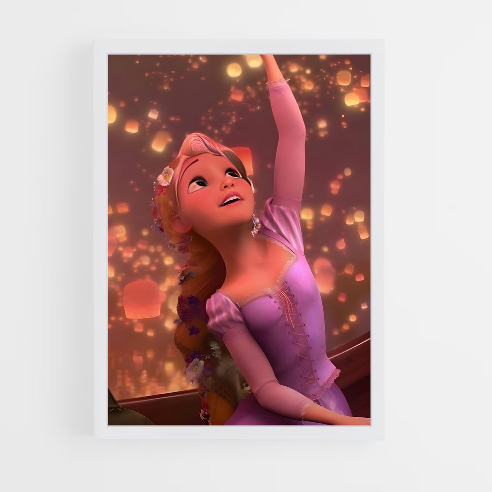 rapunzel-3 cadre Blanc