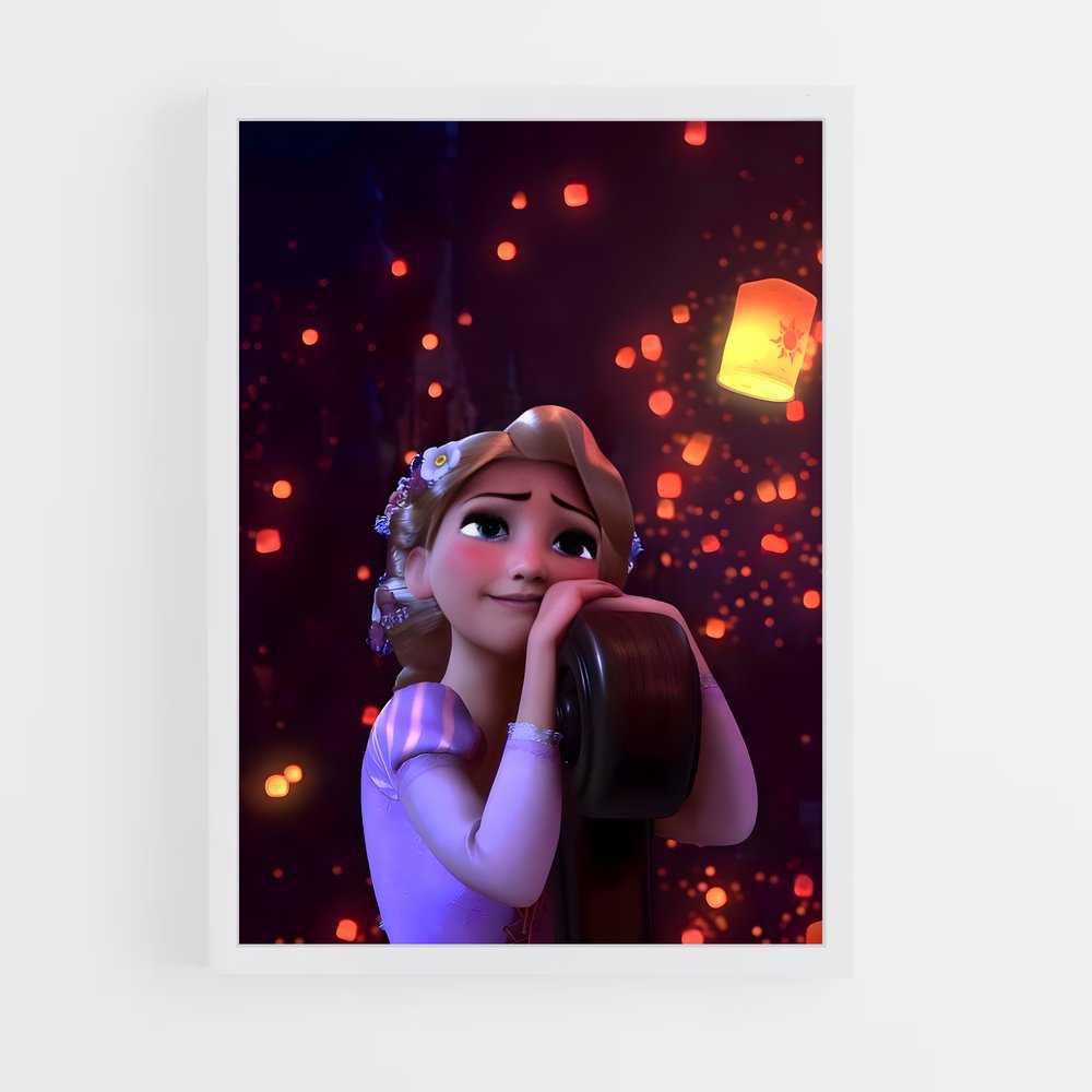 rapunzel-7 cadre Blanc