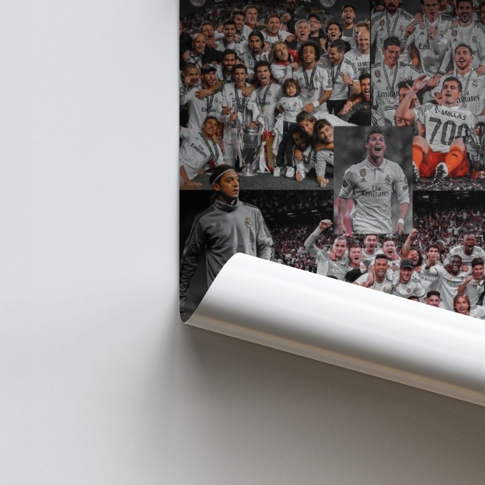 Poster Real Madrid Collage