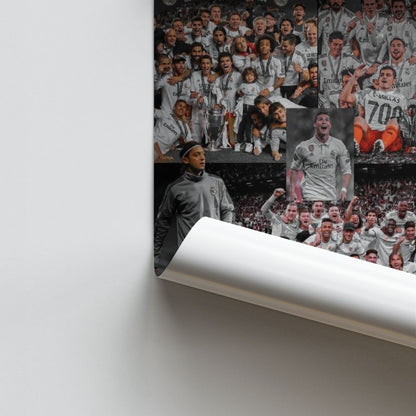 Poster Real Madrid Collage