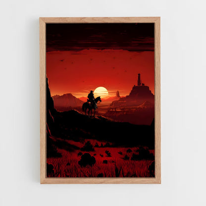 red-dead-redemption-17 cadre Bois clair