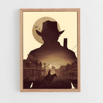 red-dead-redemption-2 cadre Bois clair