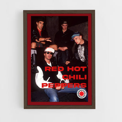 red-hot-chili-pepper-10 cadre Bois foncé