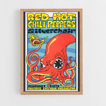 red-hot-chili-pepper-8 cadre Bois clair