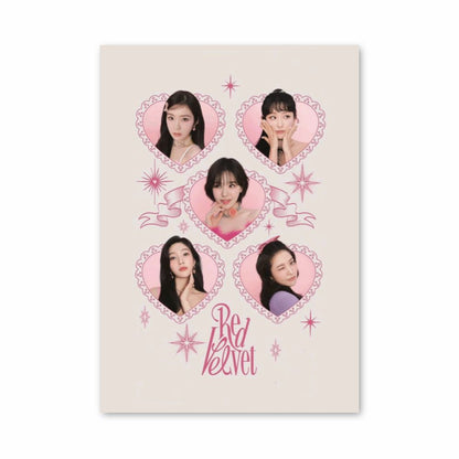 Poster Red Velvet Coeur