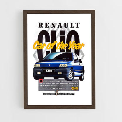 renault-1 cadre Bois foncé