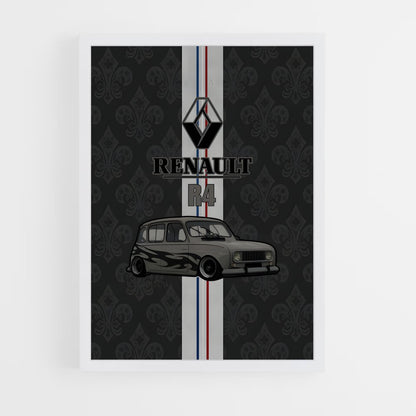 renault-5 cadre Blanc