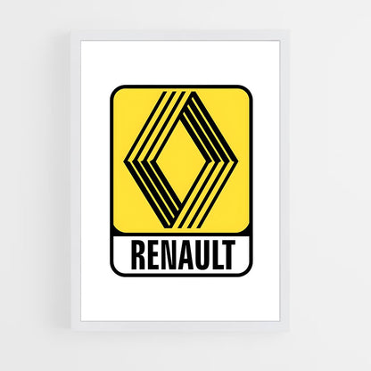 renault-9 cadre Blanc