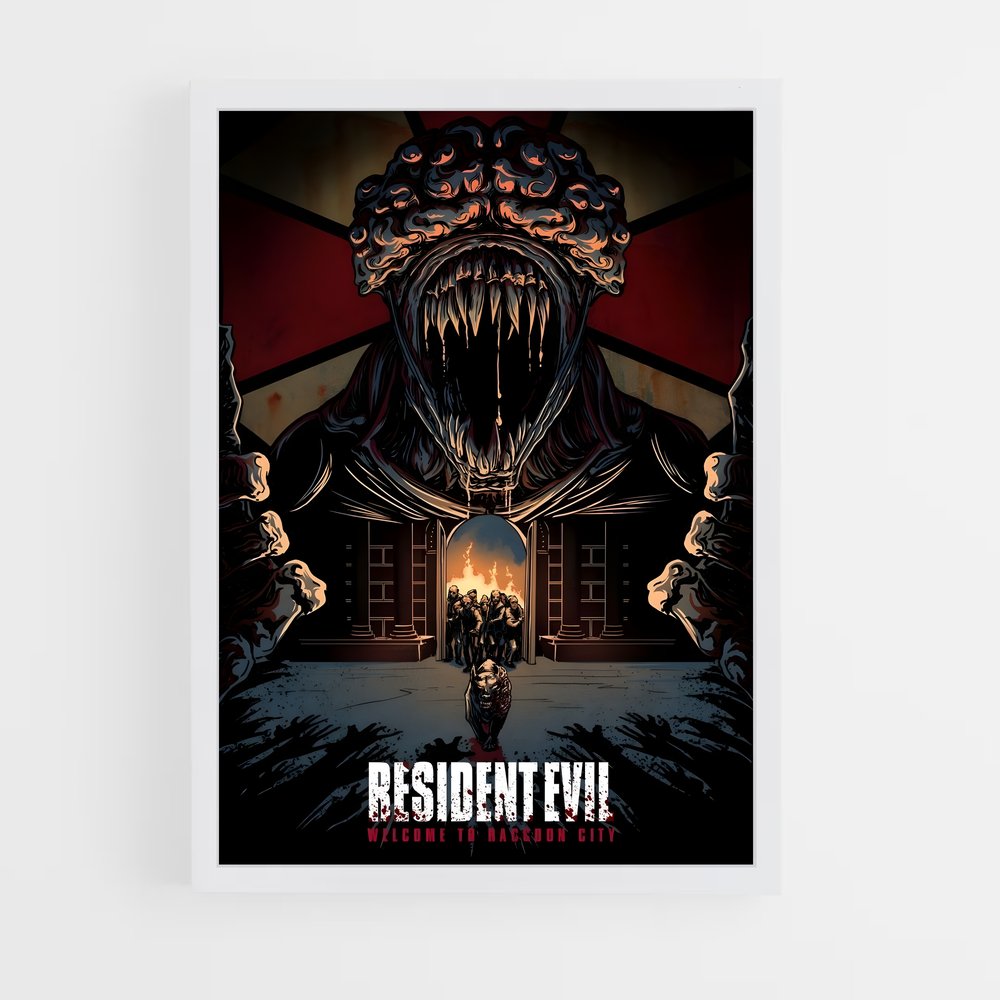 resident-evil-11 cadre Blanc