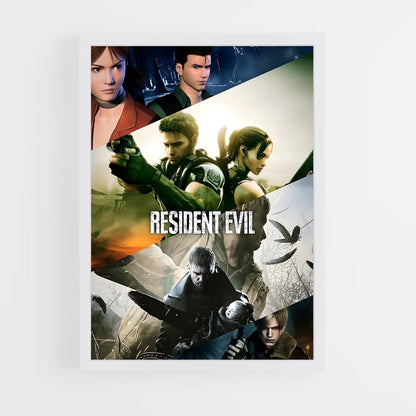 resident-evil-8 cadre Blanc