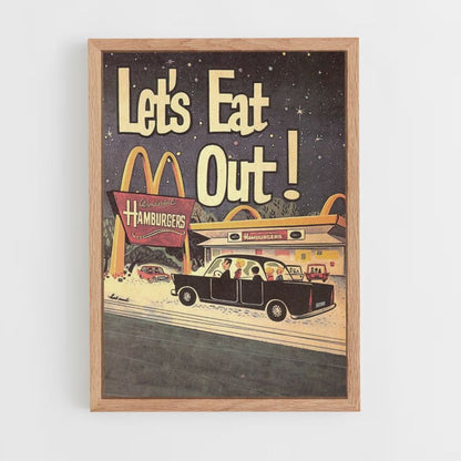 Poster Mcdonald's Vintage