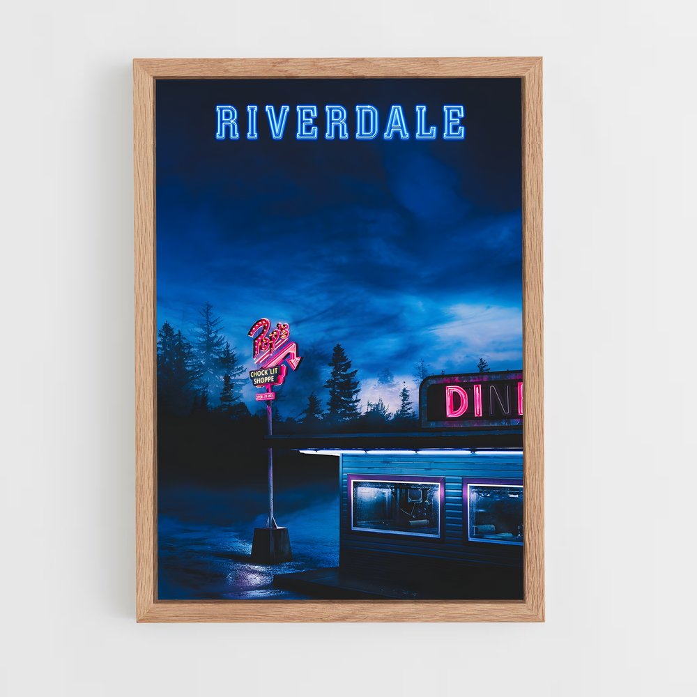 riverdale-7 cadre Bois clair