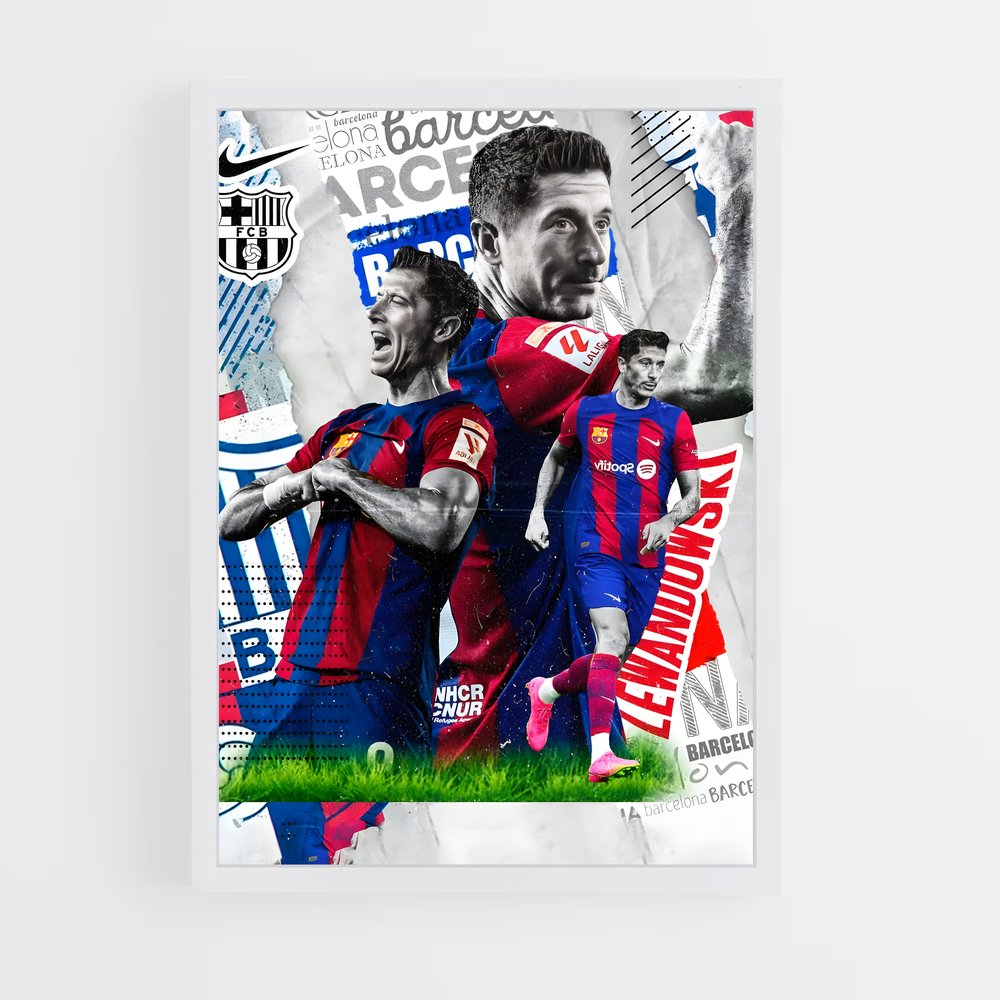 robert-lewandowski-14 cadre Blanc