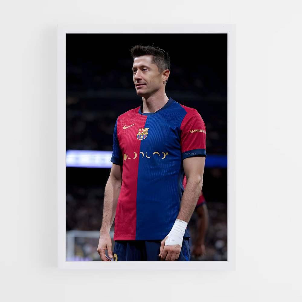 robert-lewandowski-4 cadre Blanc