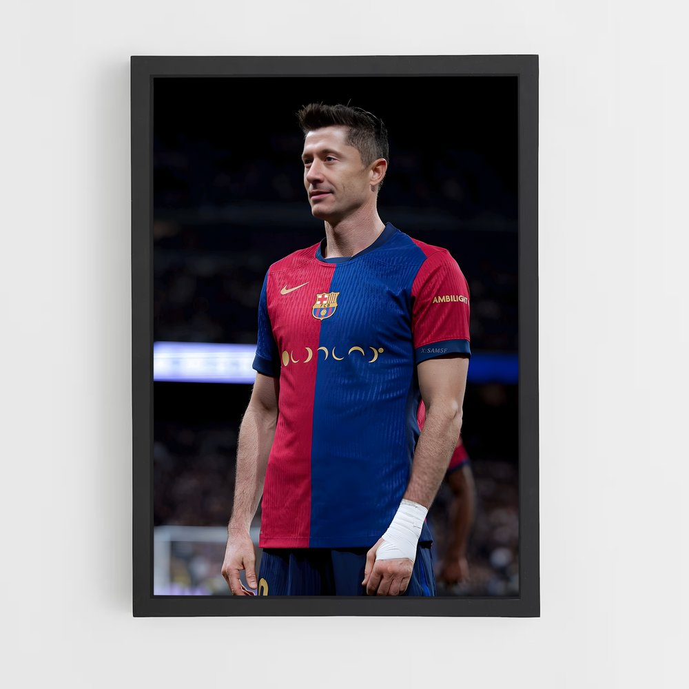 robert-lewandowski-4 cadre Noir