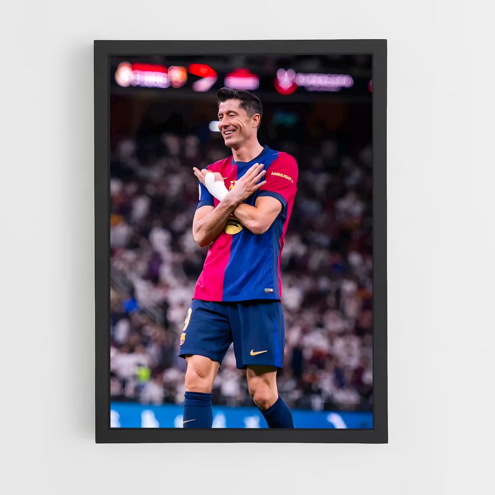 robert-lewandowski-5 cadre Noir