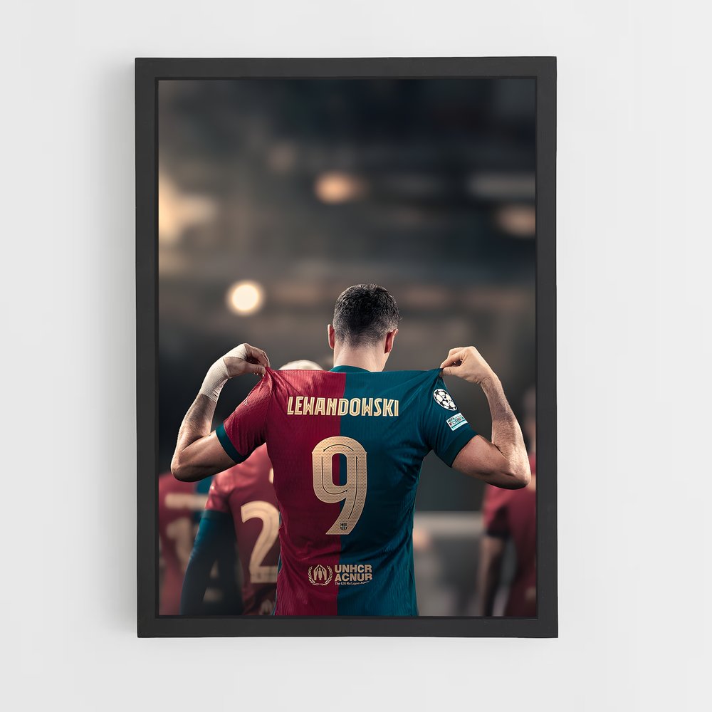 robert-lewandowski-7 cadre Noir