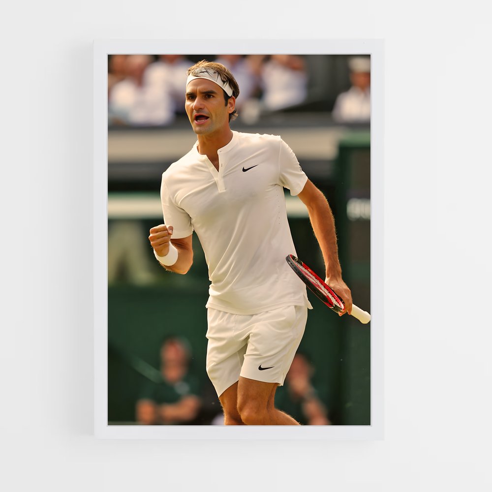 rodger-federer-1 cadre Blanc
