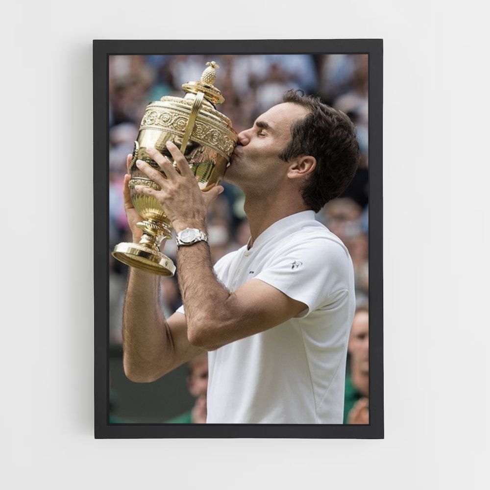 Poster Coupe Rodger Federer