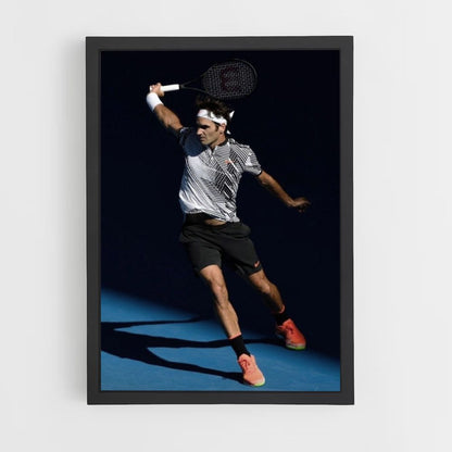 Poster Raquette Federer