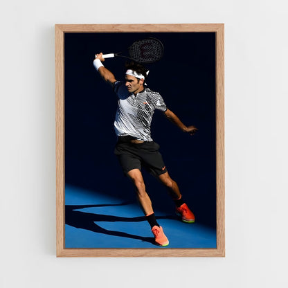 rodger-federer-4 cadre Bois clair