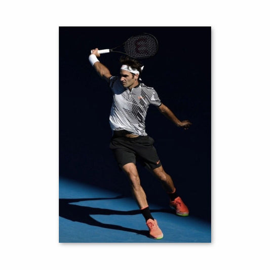 Poster Raquette Federer