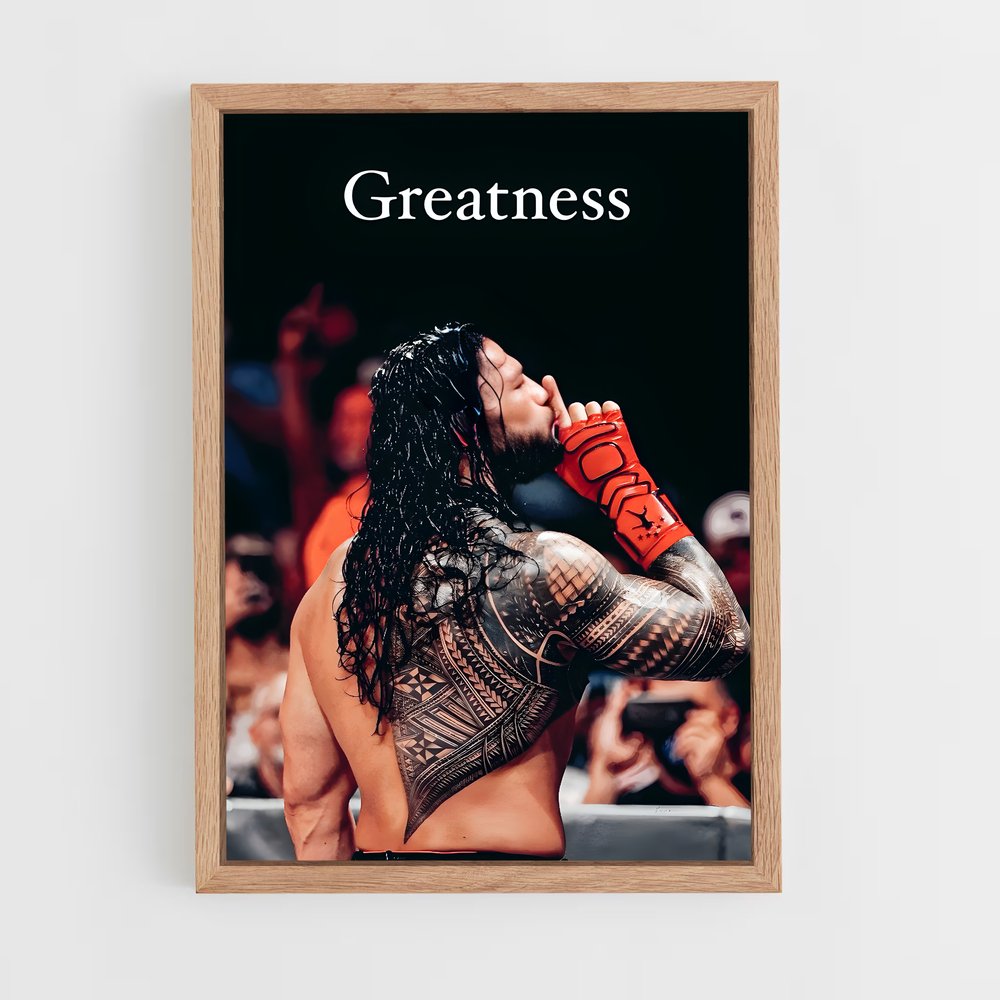 roman-reigns-1 cadre Bois clair