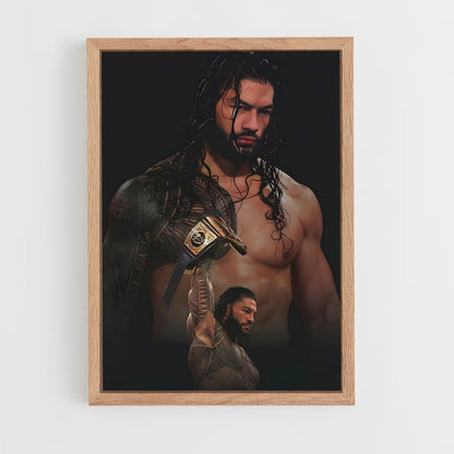 roman-reigns-2 cadre Bois clair