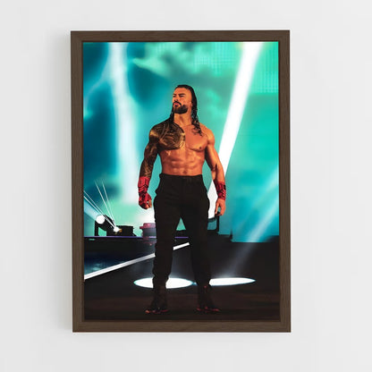 roman-reigns-6 cadre Bois foncé