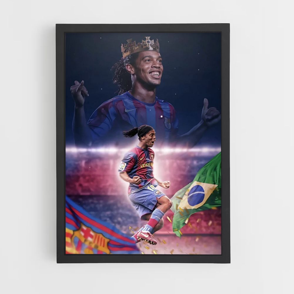 Poster Ronaldinho Roi