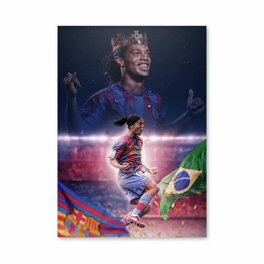 Poster Ronaldinho Roi