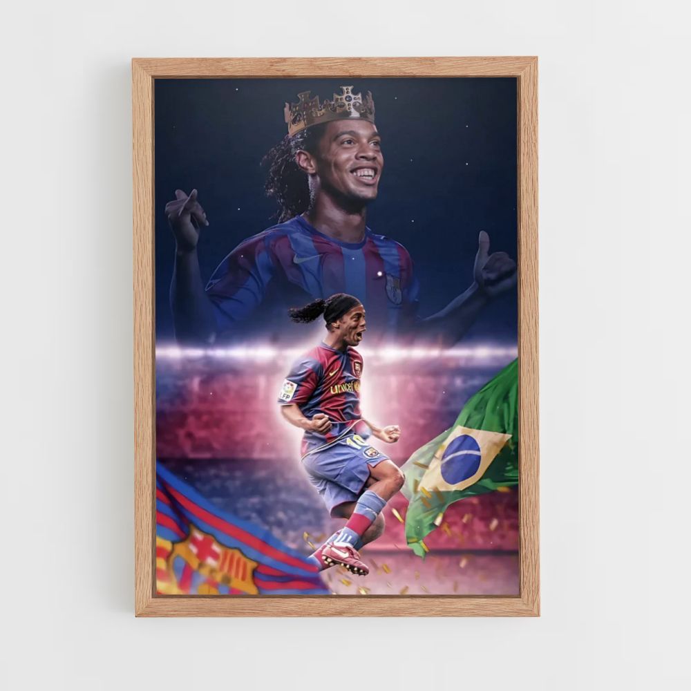 Poster Ronaldinho Roi