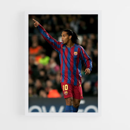 ronaldinho-3 cadre Blanc