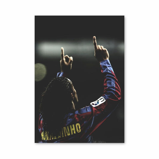 Poster Doigts Ronaldinho