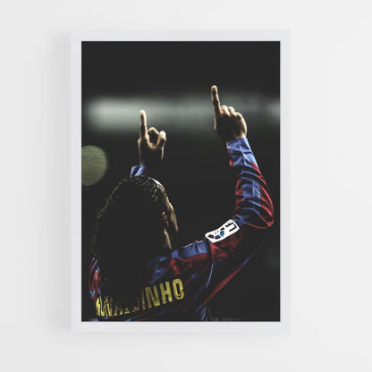 Poster Doigts Ronaldinho