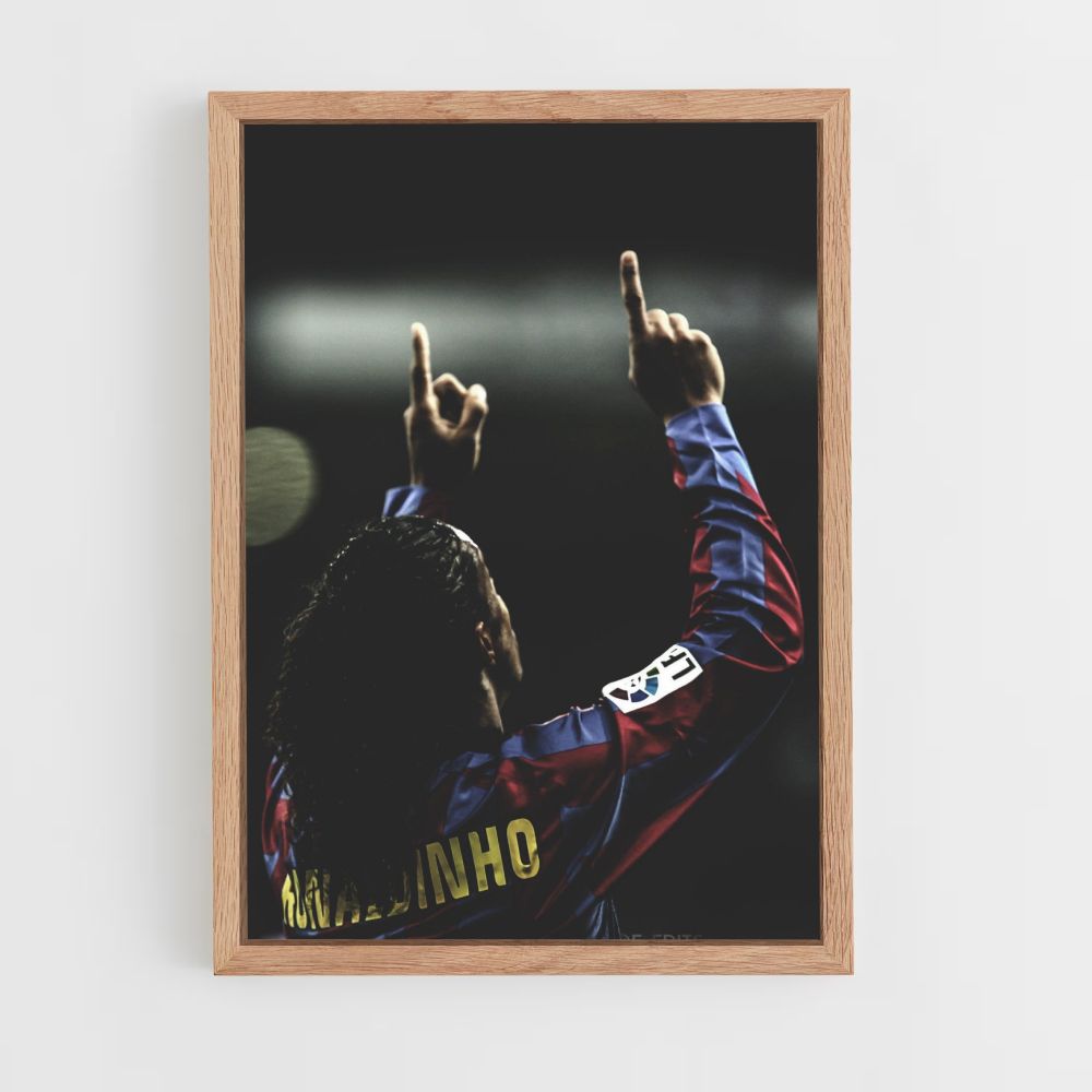 Poster Doigts Ronaldinho