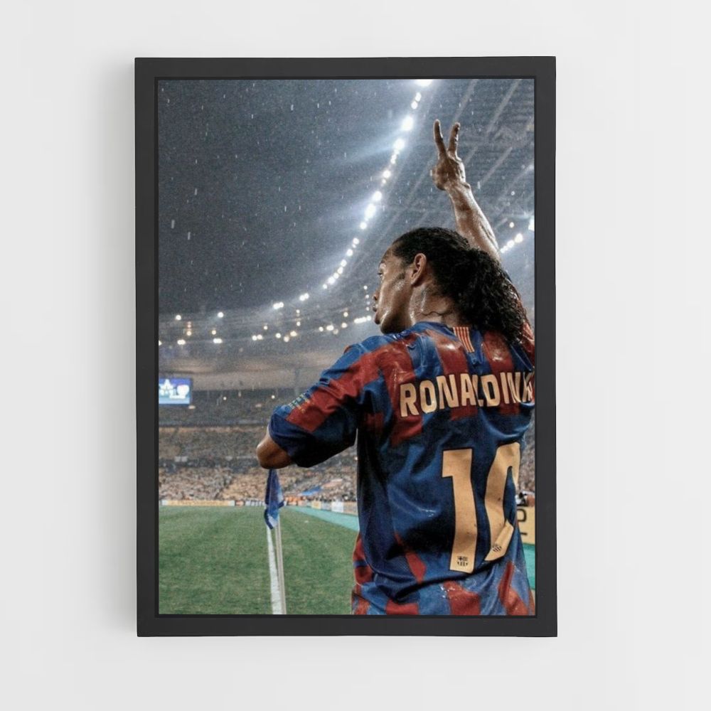 Poster Ronaldinho Corner